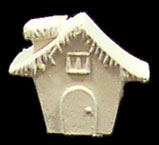 Dollhouse Miniature Yard Ornament, Birdhouse